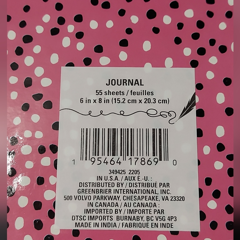 The Fun Stuff Pink Notebook - Picture 2 of 5